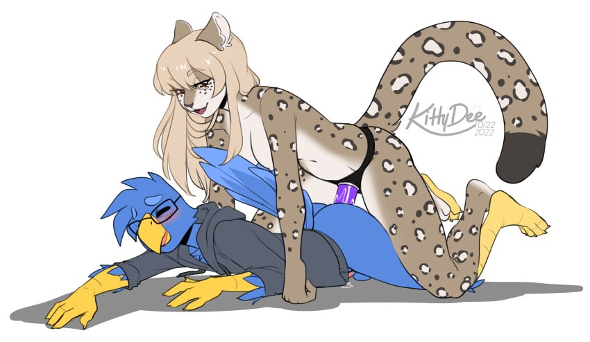 absurd_res anal anal_sex anthro avian bird duo felid female hi_res kittydee macaw male male/female male_penetrated mammal neotropical_parrot object_in_ass pantherine parrot pegging penetration sex sex_toy sex_toy_in_ass sex_toy_insertion sex_toy_penetration snow_leopard sterling_skies strapon tagme toying_partner true_parrot