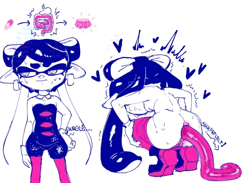 2d 2d_(artwork) 2d_artwork anus anus_focus ass ass_focus bowels breasts callie_(splatoon) colored_scat discord discord_source female female_focus female_only gurgle gurgle_(sound_effect) gurgling gurgling_noise hexanne hi_res high_heels high_quality high_resolution nintendo permafrost_(artist) poop_desperation poop_in_ass poop_on_floor pooping_on_floor pussy scat scat_desperation scat_fetish shit shit_in_ass shitting shitting_self solo solo_female solo_focus splatoon splatoon_(series) starveil_(artist)
