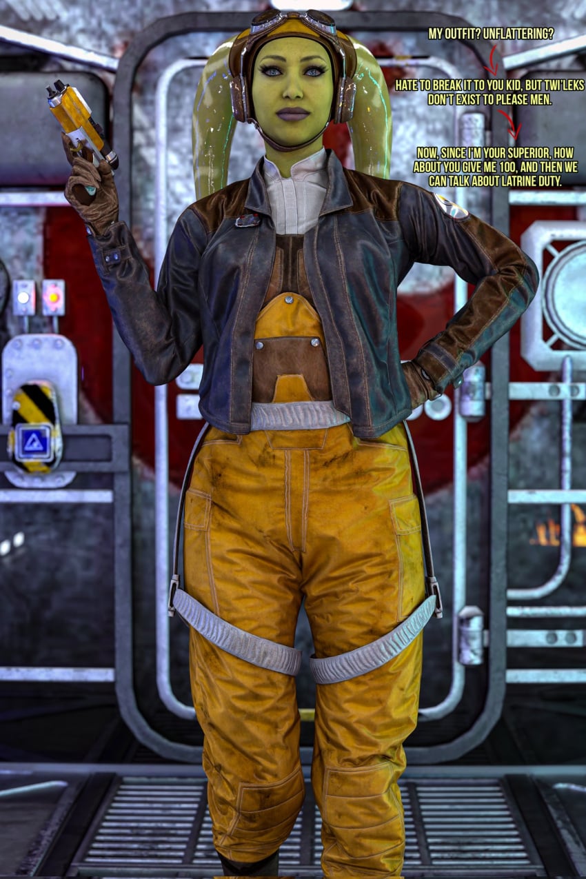 star_wars hera_syndulla alien alien_girl therealjl green_skin