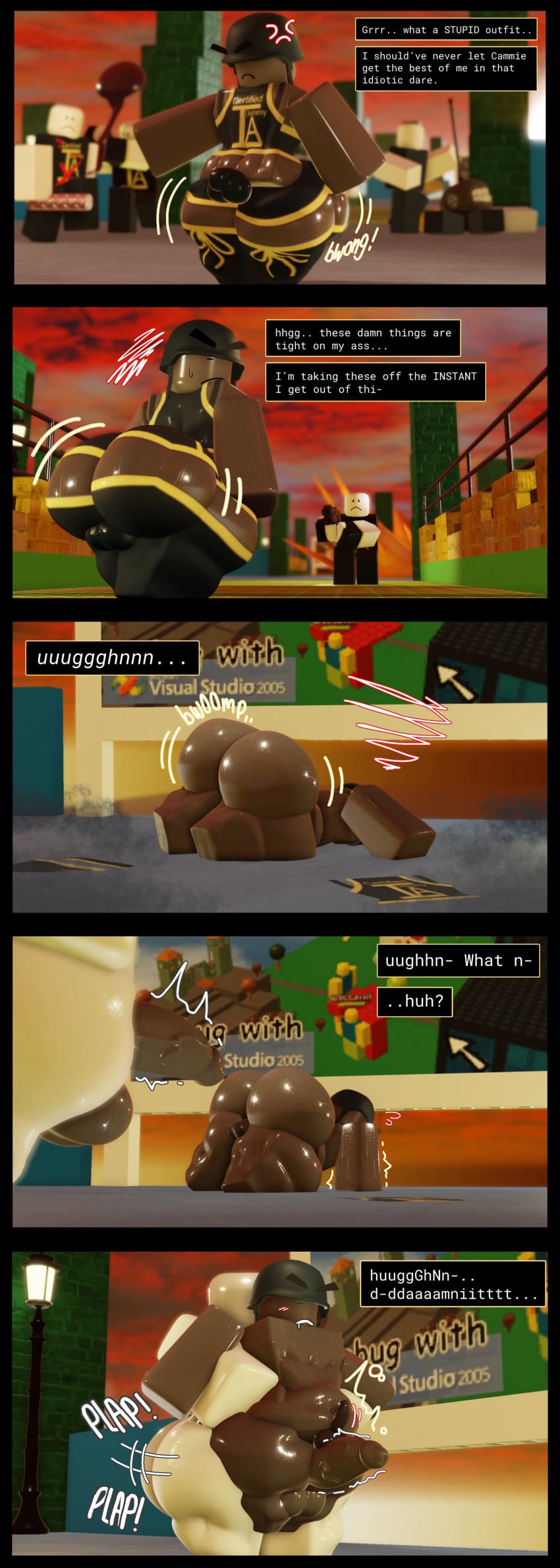 2boys 3d anon combat_dummy gaslight_engine item_asylum roblox robloxian shortstack tagme tight_clothing