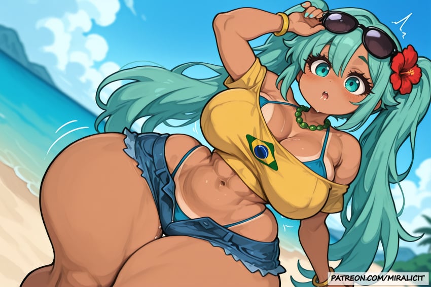 Brazilian Miku (Vocaloid) Rule 34 Image