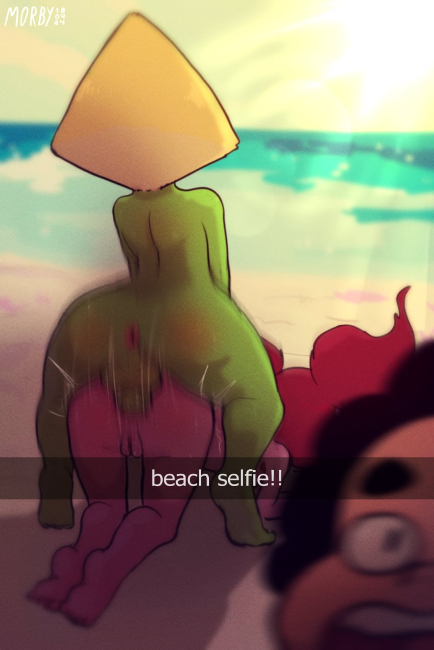 1boy 1futa 1girls all_fours anal anal_penetration anal_sex anus ass balls ballsack beach beach_sex bent_over big_balls big_penis blurry_background cartoon_network cock completely_nude completely_nude_female dick doggy_style english_text face_down_ass_up feet female from_behind from_behind_position futa_on_female futanari gem_(species) genitals green_body green_skin male morby motion_blur naked naked_female naked_futa nude nude_female nude_futa on_knees penetration penetration_from_behind penis penis_in_ass peridot_(steven_universe) pink_body pink_hair pink_skin pussy sand selfie sex sex_from_behind sex_on_the_beach spinel_(steven_universe) spiralburguer steven_quartz_universe steven_universe sun text top-down_bottom-up vagina