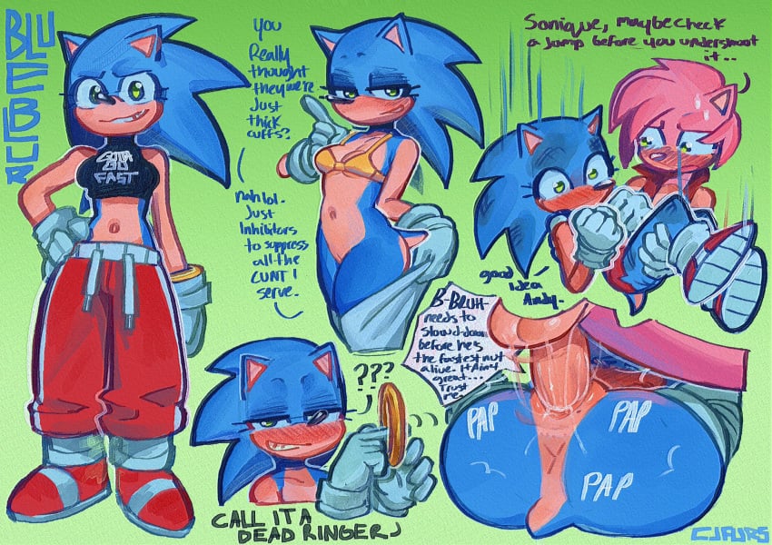 amy_rose anus ass balls breasts cjfurs penis pussy rule_63 sex sonic_(series) sonic_the_hedgehog sonique_the_hedgehog