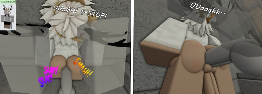 2boys 3d against_wall anal begging_to_stop femboy forced gay ilovecrim432 onomatopoeia rape reference_image request roblox roblox_avatar robloxian self_upload tagme white_hair