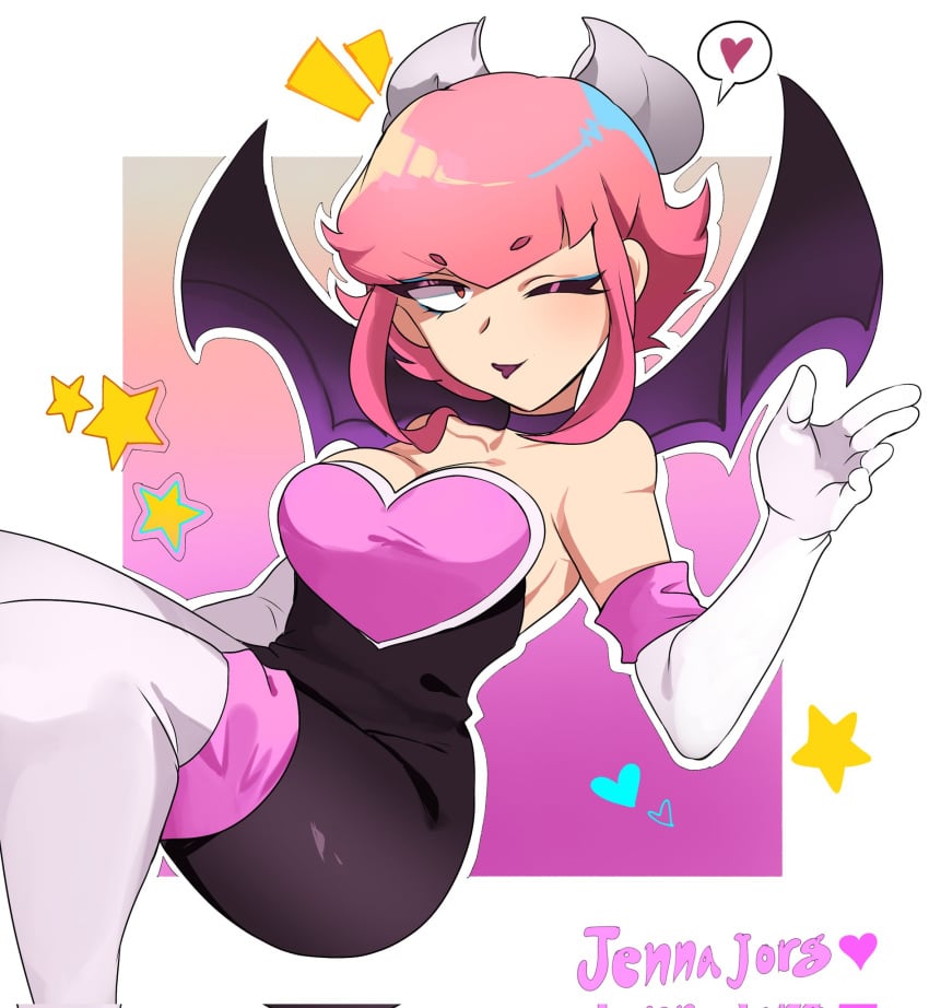 brawl_stars cosplay jenna_jorg melodie_(brawl_stars) rouge_the_bat