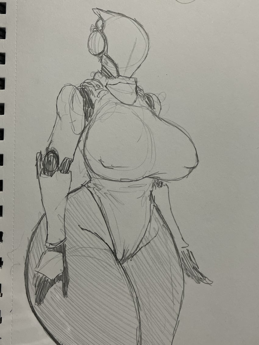 1girls big_breasts breasts enormous_breasts female female_only gigantic_breasts haydee haydee_(game) huge_breasts humble_shark large_breasts leotard massive_breasts nipple_bulge nipples_visible_through_clothing robot robot_girl thick_thighs thunder_thighs