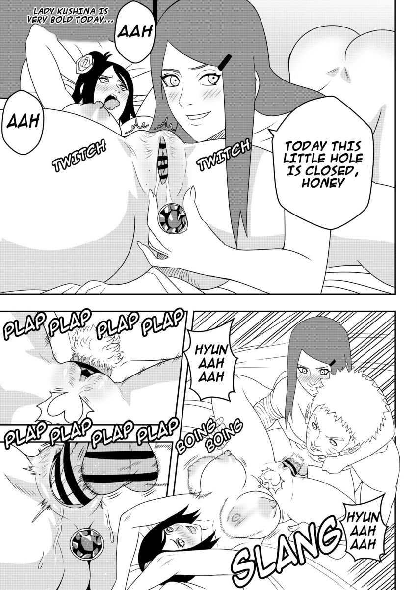 1boy 2girls adult_and_teenager age_difference anal anal_object_insertion ass assisted_sex big_ass big_breasts breasts buttplug comic completely_nude dialogue ffm_threesome incest konan milf missionary_position mother_and_son multiple_girls naruto naruto:_the_last naruto_(series) naruto_shippuden ninrubio nipples nude penis sex sex_toy sex_toy_in_ass story threesome uzumaki_kushina uzumaki_naruto vaginal_sex voluptuous