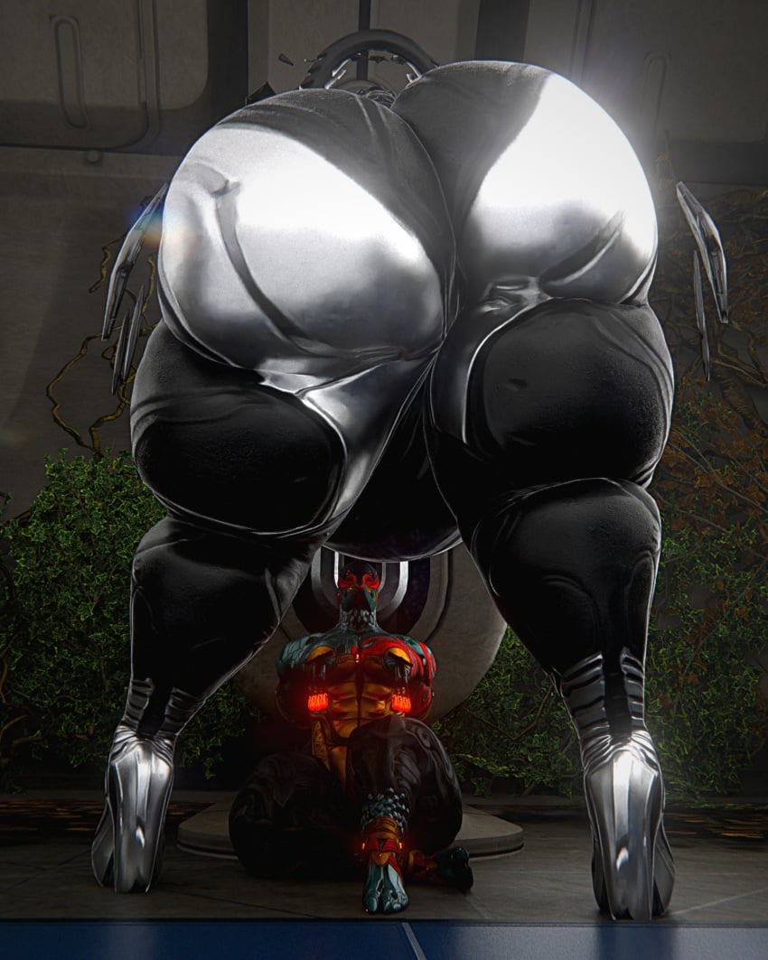 big_ass big_breasts breasts bubble_butt female huge_ass huge_breasts hyper mag_(warframe) qzk_forte styanax_(warframe) thick_thighs warframe wide_hips