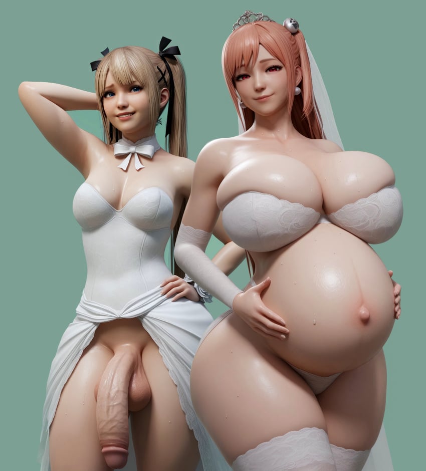 1futa 1girls 3d ai_generated armpits armwear asian ass balls ballsack belly belly_button big_ass big_balls big_belly big_breasts big_penis blonde_hair blue_eyes breasts calm child_bearing_hips dead_or_alive dead_or_alive_5 earrings embarrassed english english_text female flaccid flaccid_penis front_view futa_on_female futa_wife futa_with_female futanari hair_ribbon hand_behind_head hand_on_belly hand_on_hip happy hi_res high_resolution highres holding_belly honoka_(doa) huge_ass huge_balls huge_belly huge_breasts huge_cock large_ass large_balls large_belly large_breasts large_penis light-skinned_female light-skinned_futanari light_skin lingerie lipstick lipstick_mark lipstick_smear long_hair long_penis looking_at_viewer marie_rose medium_breasts multiple_pregnancies numbleg penis pink_hair posing posing_for_picture posing_for_the_viewer postcard pregnant pregnant_by_futa pregnant_female red_eyes ribbon ribbons shaved_crotch shiny_skin simple_background skindentation slim_waist smile smiling_at_viewer smug sweat sweatdrop text thick_penis thick_thighs thighhighs tiara tight_clothing twintails veil vein veins veiny_penis wedding wedding_dress wedding_lingerie wedding_ring wedding_veil wide_hips writing