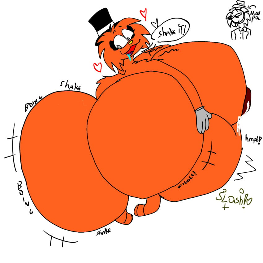 after_vore belly big_ass big_breasts fatass magical_girl magician maxwells_magical_madhouse milk red_body