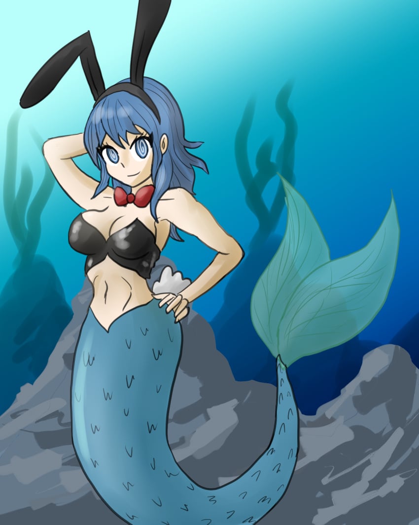 breasts byleth_(fire_emblem) byleth_(fire_emblem)_(female) female female_only fire_emblem fire_emblem:_three_houses mermaid mermaid_tail mythkaz nintendo solo