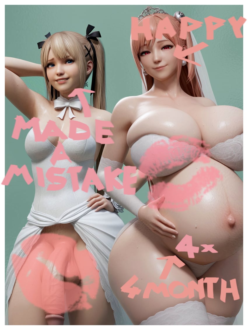 1futa 1girls 3d ai_generated armpits armwear asian ass balls ballsack belly belly_button big_ass big_balls big_belly big_breasts big_penis blonde_hair blue_eyes breasts calm child_bearing_hips dead_or_alive dead_or_alive_5 earrings embarrassed female flaccid flaccid_penis front_view futa_on_female futa_wife futa_with_female futanari hair_ribbon hand_behind_head hand_on_belly hand_on_hip happy hi_res high_resolution highres holding_belly honoka_(doa) huge_ass huge_balls huge_belly huge_breasts huge_cock large_ass large_balls large_belly large_breasts large_penis light-skinned_female light-skinned_futanari light_skin lingerie lipstick long_hair long_penis looking_at_viewer marie_rose medium_breasts multiple_pregnancies numbleg penis pink_hair posing posing_for_picture posing_for_the_viewer pregnant pregnant_by_futa pregnant_female red_eyes ribbon ribbons shaved_crotch shiny_skin simple_background skindentation slim_waist smile smiling_at_viewer smug sweat sweatdrop thick_penis thick_thighs thighhighs tiara tight_clothing twintails veil vein veins veiny_penis wedding wedding_dress wedding_lingerie wedding_ring wedding_veil wide_hips