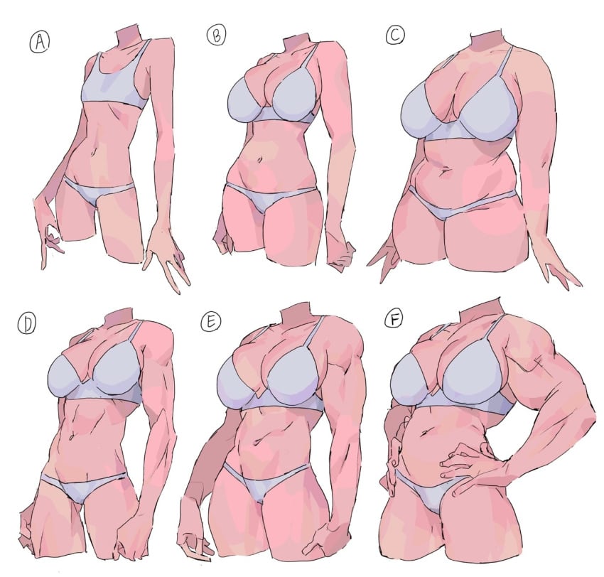 6+girls body_type breasts faceless_character muscle muscles petite_body thighs