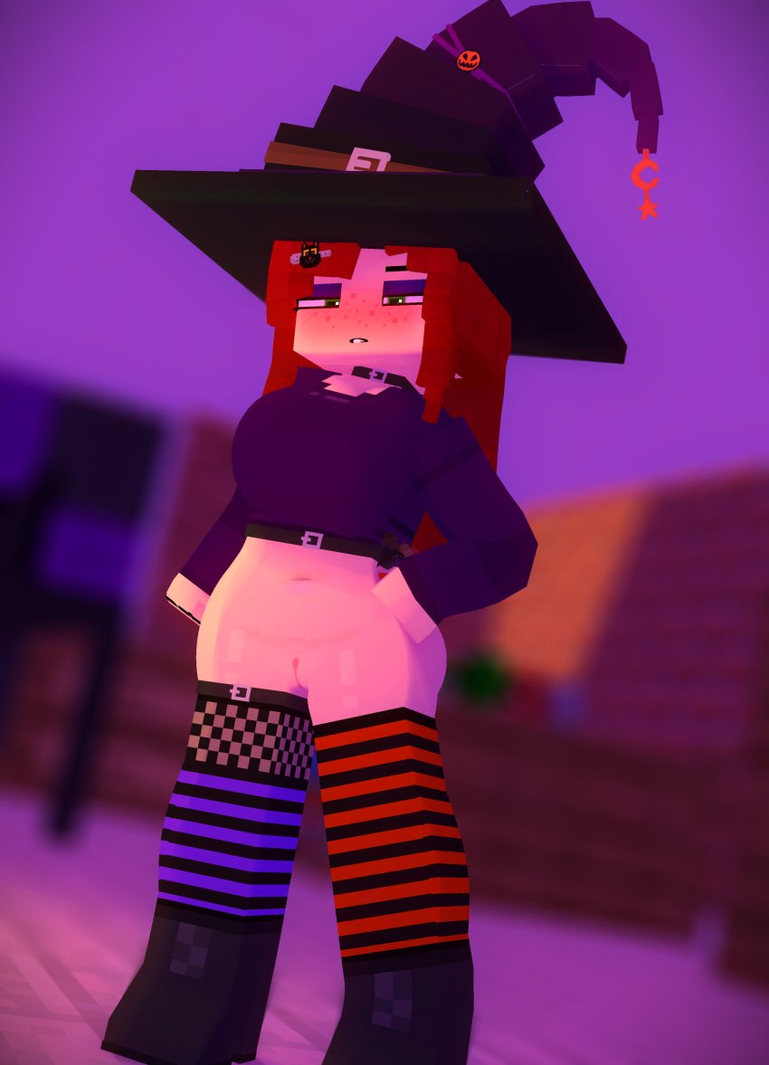 halloween minecraft mineporncraft witch