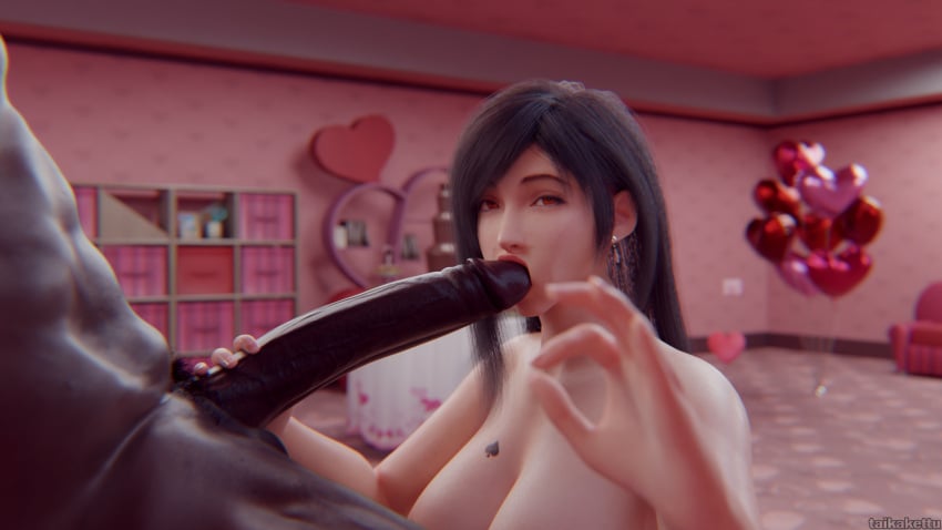 1boy 1boy1girl 1girls 3d asian asian_female balloon big_breasts big_penis blowjob dark-skinned_male dark_hair dark_skin earrings female final_fantasy final_fantasy_vii final_fantasy_vii_remake hand_on_penis indoors interracial interracial_sex large_breasts large_penis light-skinned_female light_skin looking_at_viewer male muscular muscular_male oral oral_sex penis penis_in_mouth pubic_hair qos qos_tattoo queen_of_spades small_penis_humiliation sucking sucking_penis taikakettu tifa_lockhart twitter_link twitter_username valentine's_day