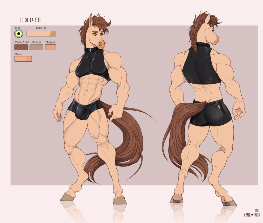 caz cazapalas horse male reference_sheet solo