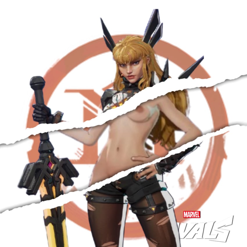 darkchylde_(marvel_rivals) female_only illyana_rasputin magik_(illyana_rasputin) magik_(marvel_rivals) marvel marvel_rivals see-through see_through x-ray