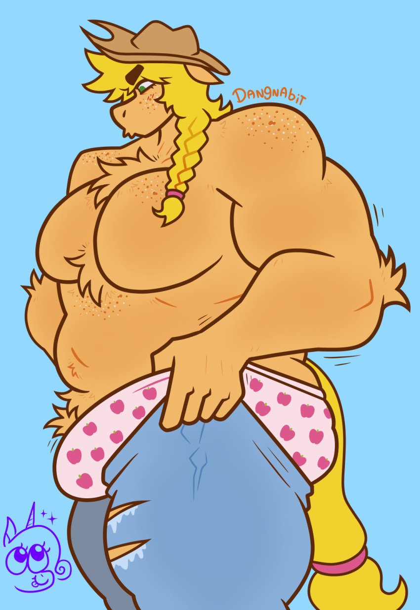 applejack_(mlp) big_penis dapper_little_arts female huge_cock meme penis tagme thick_thighs wide_hips