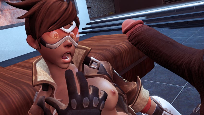 3d avalonsfm breasts dark-skinned_male dark_skin huge_cock interracial overwatch penis straight tagme tracer