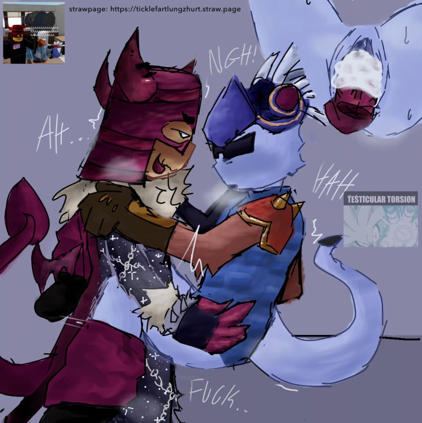 2boys blush blushing_male boy_on_boy boys clockwork_(roblox) cum_in_pussy cuntboy intersex lungzhurt male meme_in_the_background mrdoombringer open_mouth pants_down reference_image roblox roblox_avatar robloxian self_upload stand_and_carry_position sunglasses tagme