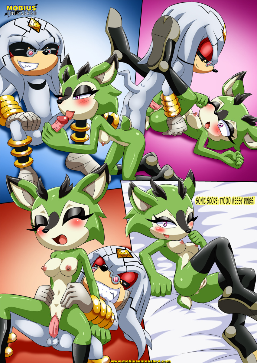 clove_the_pronghorn doctor_finitevus female furry furry_only green_fur mess_3 mobius_unleashed sonic_(series) sonic_the_hedgehog_(archie) sonic_the_hedgehog_(comics) tagme