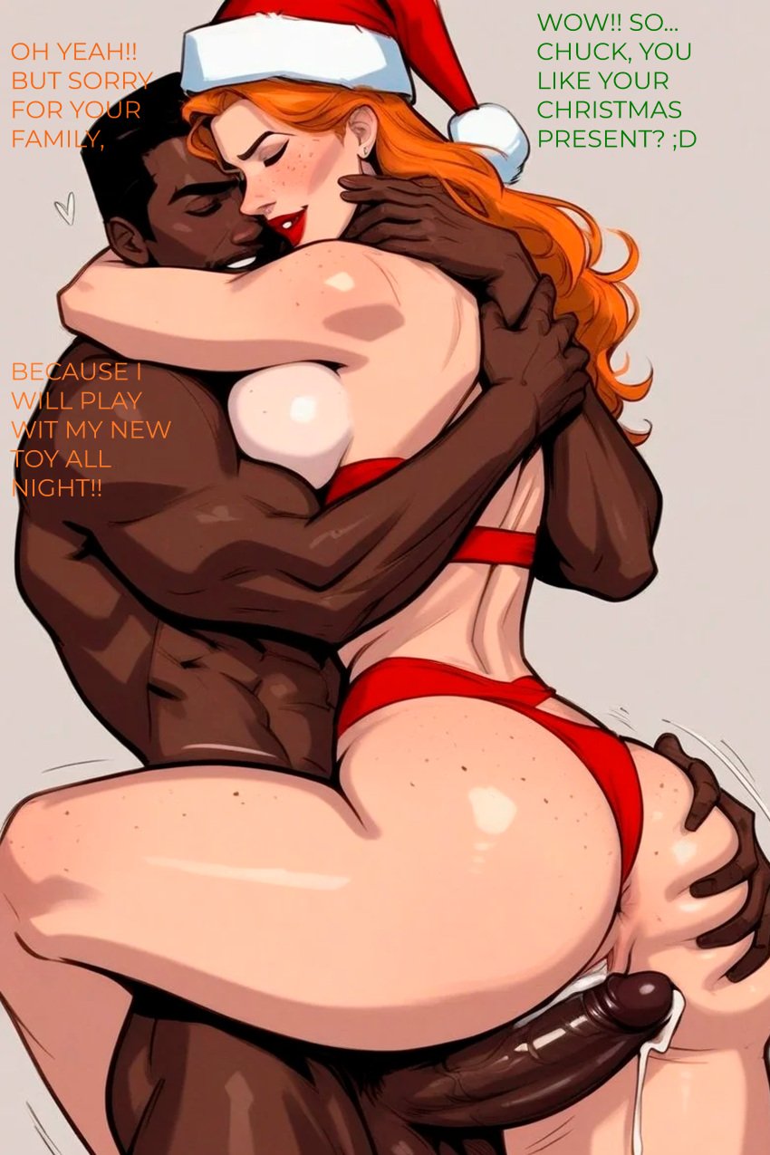 ai_assisted ai_generated archie_comics chuck_clayton dark-skinned_male interracial interracial_sex mary_andrews milf milf_love_young_man white_skinned_female