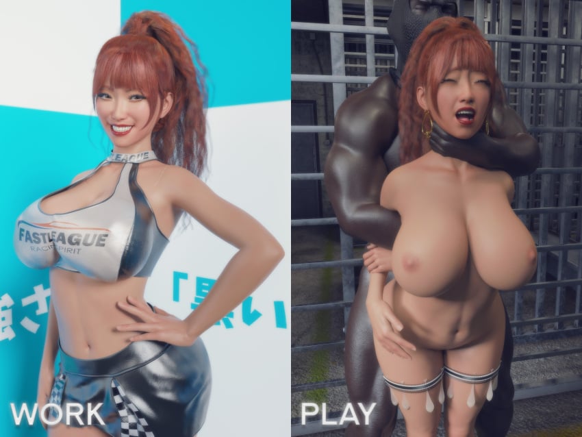 1boy 1girls 2koma 3d 3dcg 3dx ahe_gao ahe_gao areolae asian asian_female asphyxiation ass ass_bigger_than_head before_and_after big_ass big_breasts blacked breasts choking color condom curvaceous curvy curvy_figure dark-skinned_male dark_skin daz_studio doggy_style female_focus filled_condom from_behind huge_ass huge_breasts instant_loss instant_loss_2koma interracial large_breasts light-skinned_female lipstick looking_pleasured nipples orgasm_face original original_character penetration penetration_from_behind red_hair red_hair rough_sex sex sex_from_behind smiling_at_viewer strangling thick thick_ass thick_legs thick_thighs thighhighs thighs tsuyosakuroi