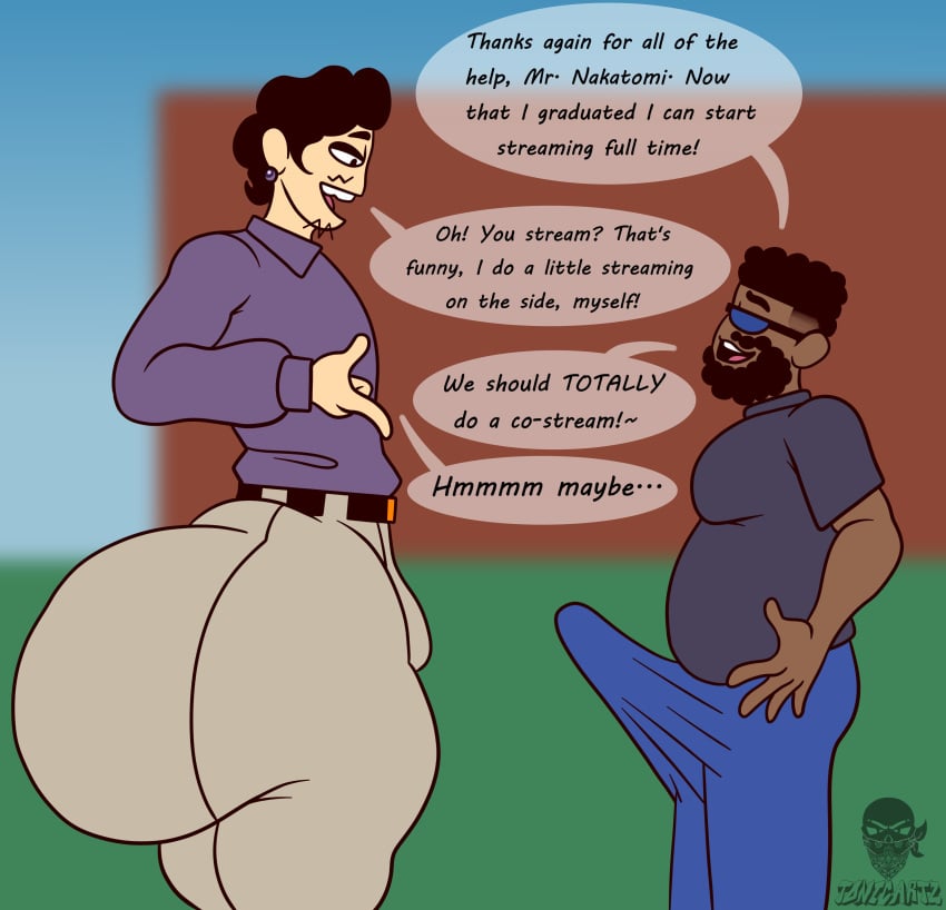 big_ass big_ass_(male) clyde_nakatomi dark-skinned_male gay male male_only nakatomi_family tonicartz