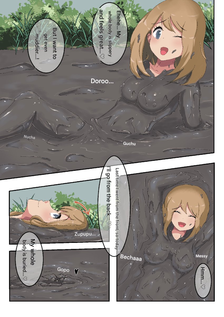 drowning horny mud naked pokemon serena_(pokemon)