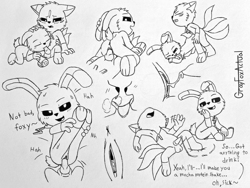 anthro anthro_on_anthro anthro_only black_sclera bunny critters_(poppy_playtime) domestic_rabbit furry_only grayfoxactual green_body green_fur green_skin hoppy_hopscotch hoppy_hopscotch_(poppy_playtime) no_humans oc ocs poppy_playtime poppy_playtime_(chapter_3) rabbit sex smiling_critters tagme white_pupils