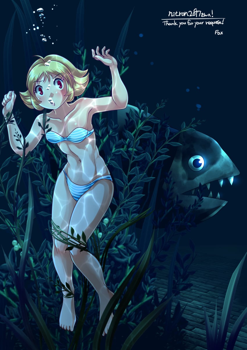 Original Character (Lake Bottom Girl: Fine And The Sunken Starship) Rule 34 Image