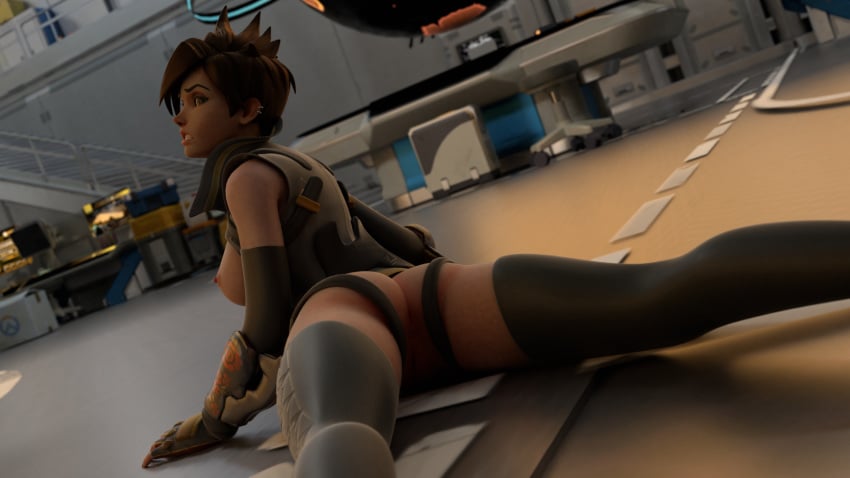 2019 3d ass blender blizzard_entertainment defeated lunar_new_year lunar_new_year_series overwatch preview rose_tracer thecount tracer watchpoint:_gibraltar_(map) year_of_the_rooster