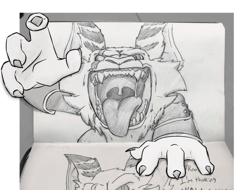 absurd_res alpha_channel anthro bodily_fluids breaking_the_fourth_wall claws drooling facial_scar finger_claws furry hi_res imminent_vore kled league_of_legends male mixed_media mouth_shot nommsalotl open_mouth photo_background photography_(artwork) reaching_towards_viewer riot_games saliva scar solo teeth tencent tongue vore voretober yordle