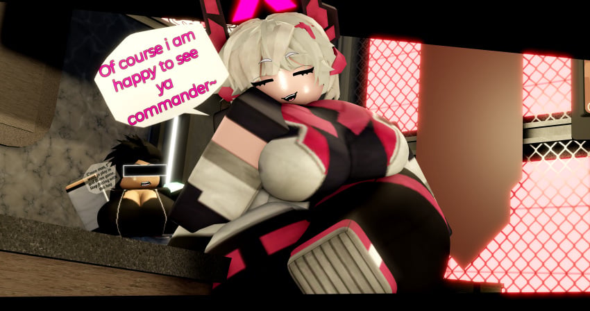 1boy 1girl 3d anon cameo dialogue dr._xenon_(tdx) iris_(rusmynth) naked original_character roblox roblox_game robloxian tagme tower_defense_x vaginal_penetration wawa_rr34