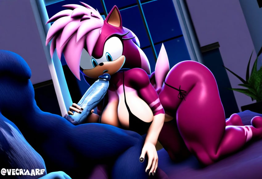 ai_generated ass blue_body breasts incest incest_(lore) magenta_fur male/female mobian_(species) pink_hair sex sonia_the_hedgehog sonic_(series) sonic_the_hedgehog sonic_the_hedgehog_(series) sonic_the_werehog sonic_underground sonic_unleashed straight veiny_penis