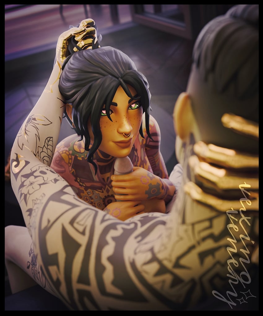 1boy 1girls 2024 3d 3d_(artwork) black_hair blender completely_nude completely_nude_female completely_nude_male daughter daughter_(lore) detailed_background duo epic_games erect_penis erection father father_(lore) father_and_daughter female female_focus fortnite fortnite:_battle_royale freckles freckles_on_face golden_hands green_eyes handjob heart-shaped_pupils heart_eyes hi_res highres holding_hair imminent_oral imminent_sex in_love incest jules_(fortnite) light-skinned_female light-skinned_male light_skin looking_at_another looking_at_partner male male/female midas_(fortnite) nose_piercing nude nude_female nude_male on_couch on_knees passionate penis sitting stroking stroking_penis tattoo tattoos vexingvenery watermark