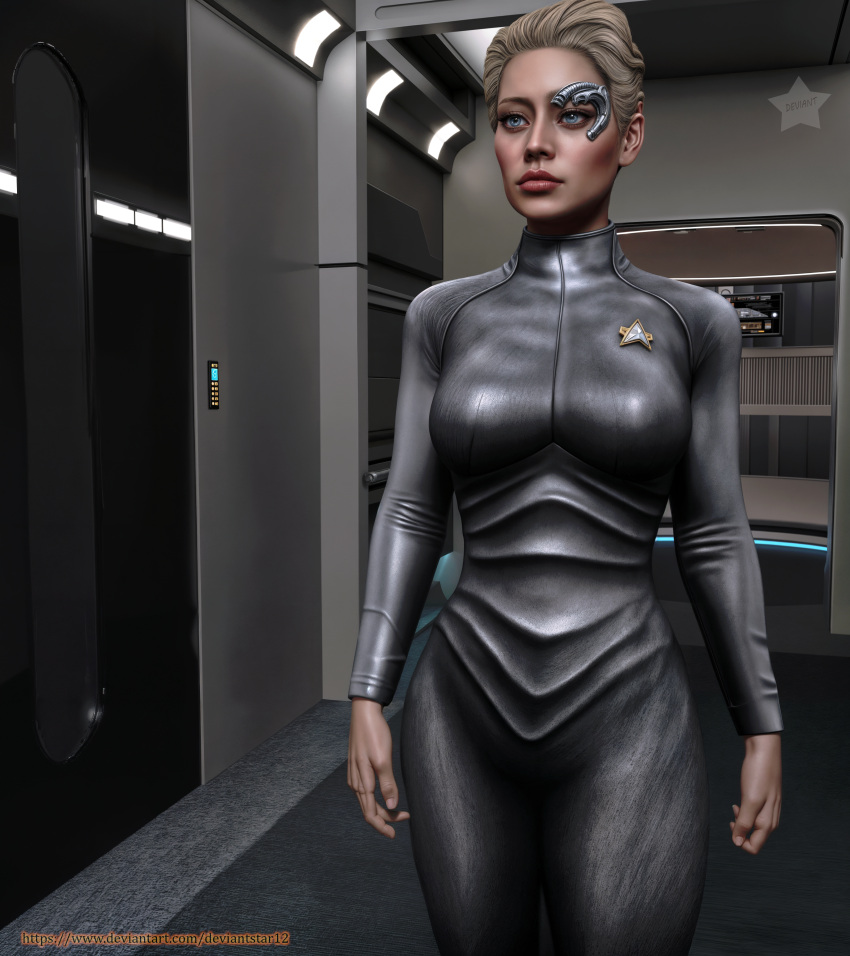 1girls 3d ass big_ass big_breasts breasts bust busty curvaceous curvy curvy_figure deviantstar12 female female_focus hips hourglass_figure huge_ass huge_breasts large_ass large_breasts legs light-skinned_female light_skin mature mature_female seven_of_nine slim_waist star_trek star_trek_voyager thick thick_hips thick_legs thick_thighs thighs top_heavy voluptuous waist wide_hips