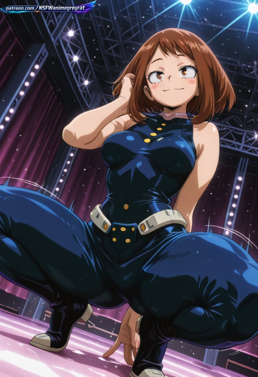 absurd_resolution absurdres ai ai-created ai_art ai_generated anime_coloring anime_screenshot boku_no_hero_academia brown_eyes brown_hair detailed_background dynamic_angle dynamic_pose exhibitionism exibitionism exited explicit girl glossy glossy_body glossy_skin gorgeous hentai hi_res high_contrast high_quality high_resolution in_heat nsfw ochako_uraraka patreon perfect_anatomy pervert_female plump presenting rating_explicit sexy sexy_body sexy_female sexy_pose short_hair soft_shading solo source_anime teasing teasing_viewer voluptuous voluptuous_body voluptuous_female