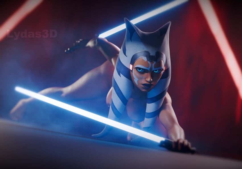 1girls 2026 3d 3d_(artwork) abs ahsoka_tano airress3d_(3d-modeller) alien alien_girl alien_humanoid areola areolae athletic athletic_female blender breasts clone_wars completely_nude completely_nude_female dark_areola dark_areolae dark_nipples dark_skin face_markings female female_focus female_only hi_res high_quality high_resolution highres lekku lekku_(anatomy) lightsaber lucasfilm lydas3d medium_breasts nipples nonsexual nonsexual_nudity nude nude_female orange-skinned_female orange_body orange_skin star_wars thick_thighs togruta weapon