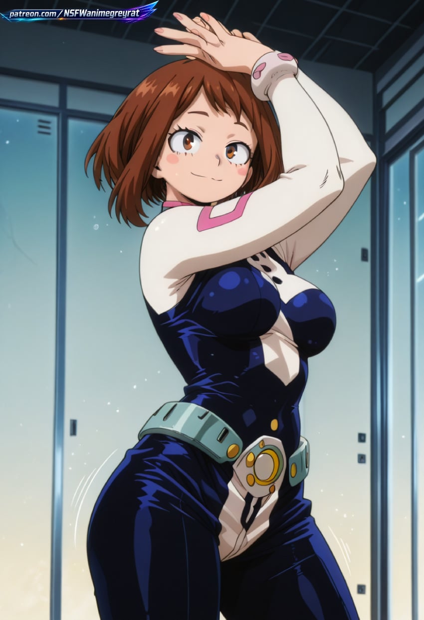 absurd_resolution absurdres ai ai-created ai_art ai_generated anime_coloring anime_screenshot boku_no_hero_academia brown_eyes brown_hair detailed_background dynamic_angle dynamic_pose exhibitionism exibitionism exited explicit girl glossy glossy_body glossy_skin gorgeous hentai hi_res high_contrast high_quality high_resolution in_heat nsfw ochako_uraraka patreon perfect_anatomy pervert_female plump presenting rating_explicit sexy sexy_body sexy_female sexy_pose short_hair soft_shading solo source_anime teasing teasing_viewer voluptuous voluptuous_body voluptuous_female