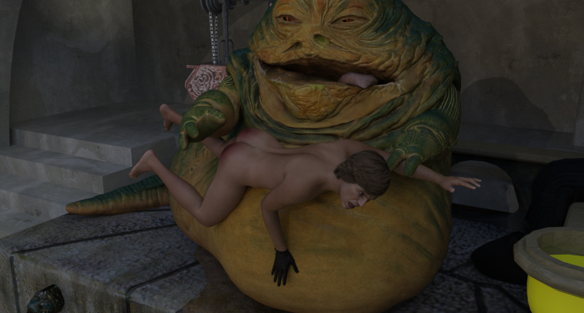 comicbookspankingfan femboy hutt jabba's_palace jabba_the_hutt luke_skywalker red_ass spank_marks spanked spanking star_wars twink yaoi