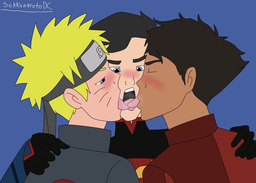 conner_kent crossover dc dc_comics dcamu dcuaom eduardo_dorado_jr gay kissing nsfw reign_of_the_supermen skinny sokkanarutodc superboy superboy_(conner_kent) superboy_(dcamu) superman_(series) yaoi young