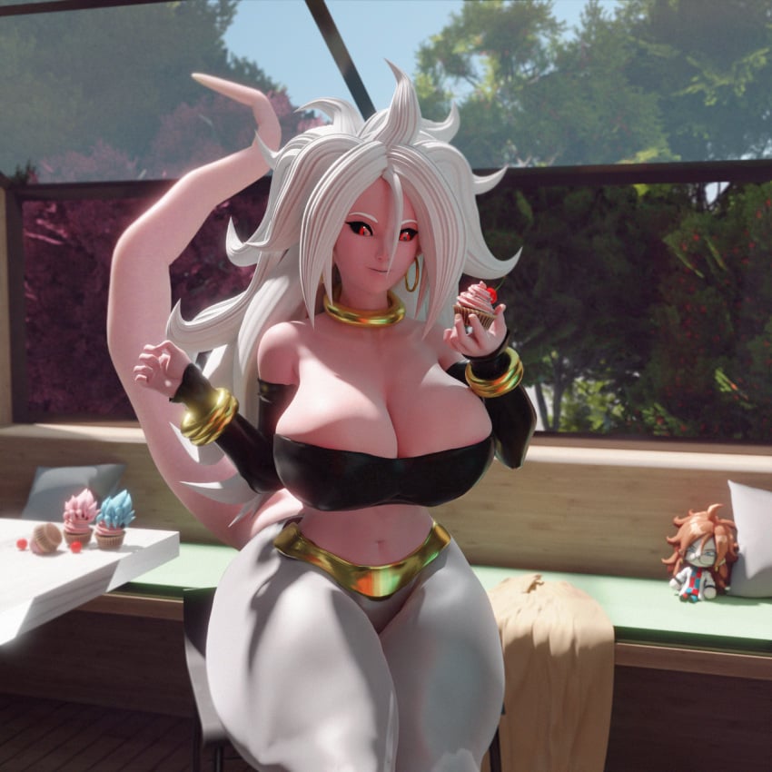 Android 21 (Dragon Ball) Rule 34 Image