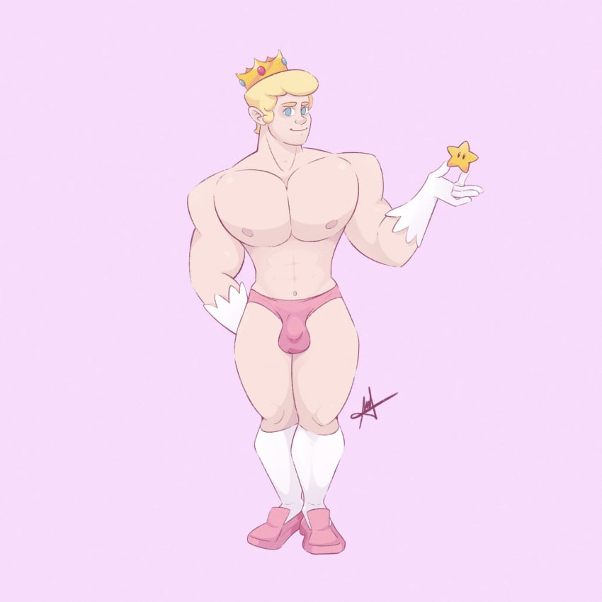 Princess Peach (Super Mario Bros.) Rule 34 Image