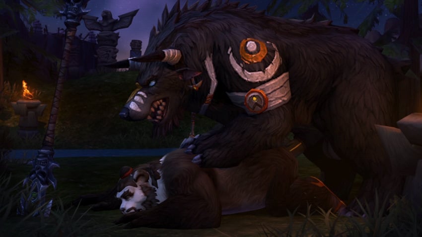 all_fours anal anal_sex animated bear bear_form blizzard_entertainment bovine druid druid_(warcraft) forced gay horde liard magic_user male mammal panda pandaren penetration rape source_request tauren tauren_druid tribal_spellcaster video_games warcraft weapon world_of_warcraft yaoi