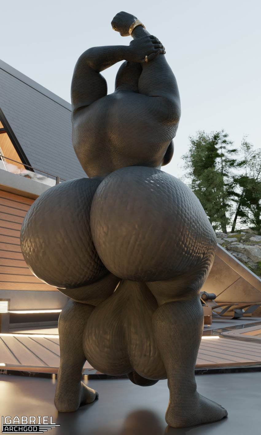 Big Ass (Male) Rule 34 Image