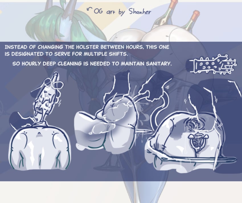 anal anal_fisting anal_prolapse anal_sex anthro anus big_insertion bondage cavity_storage deep_penetration dense_ink duo enema female fisting genitals large_insertion penetration prolapse restraints shanher spread_anus spread_vulva spreader_toy spreading vulva