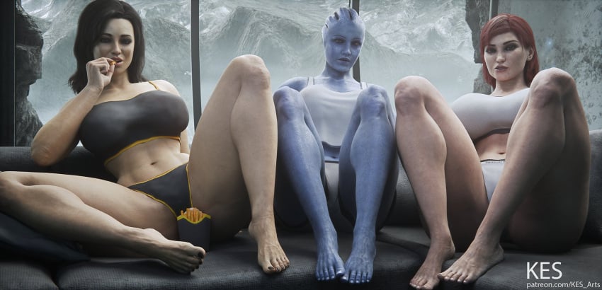 Asari (Bioware) Rule 34 Image