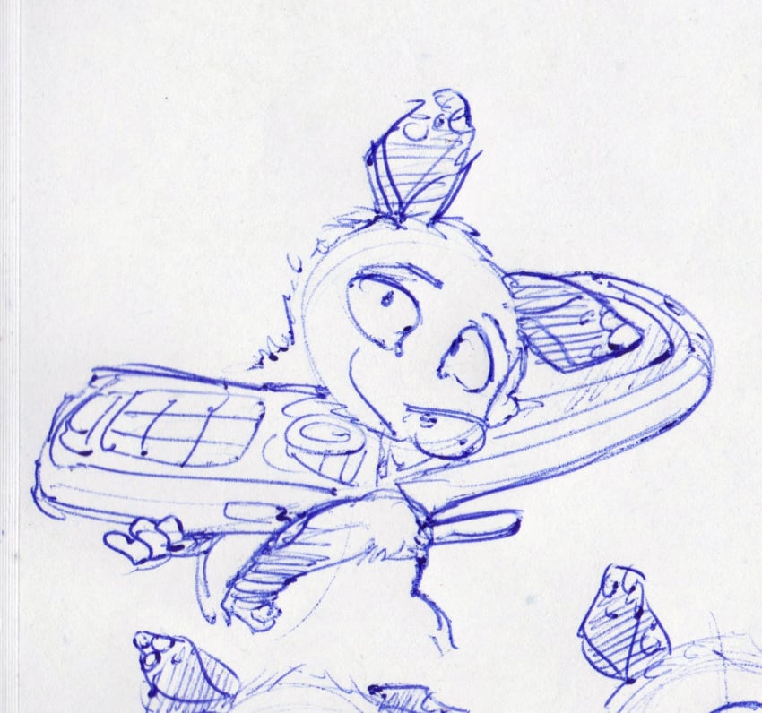 1girls american_opossum dreamworks dreamworks_animation female heather_(over_the_hedge) mammal marsupial over_the_hedge paramount_pictures ram_satinga sketch virginia_opossum