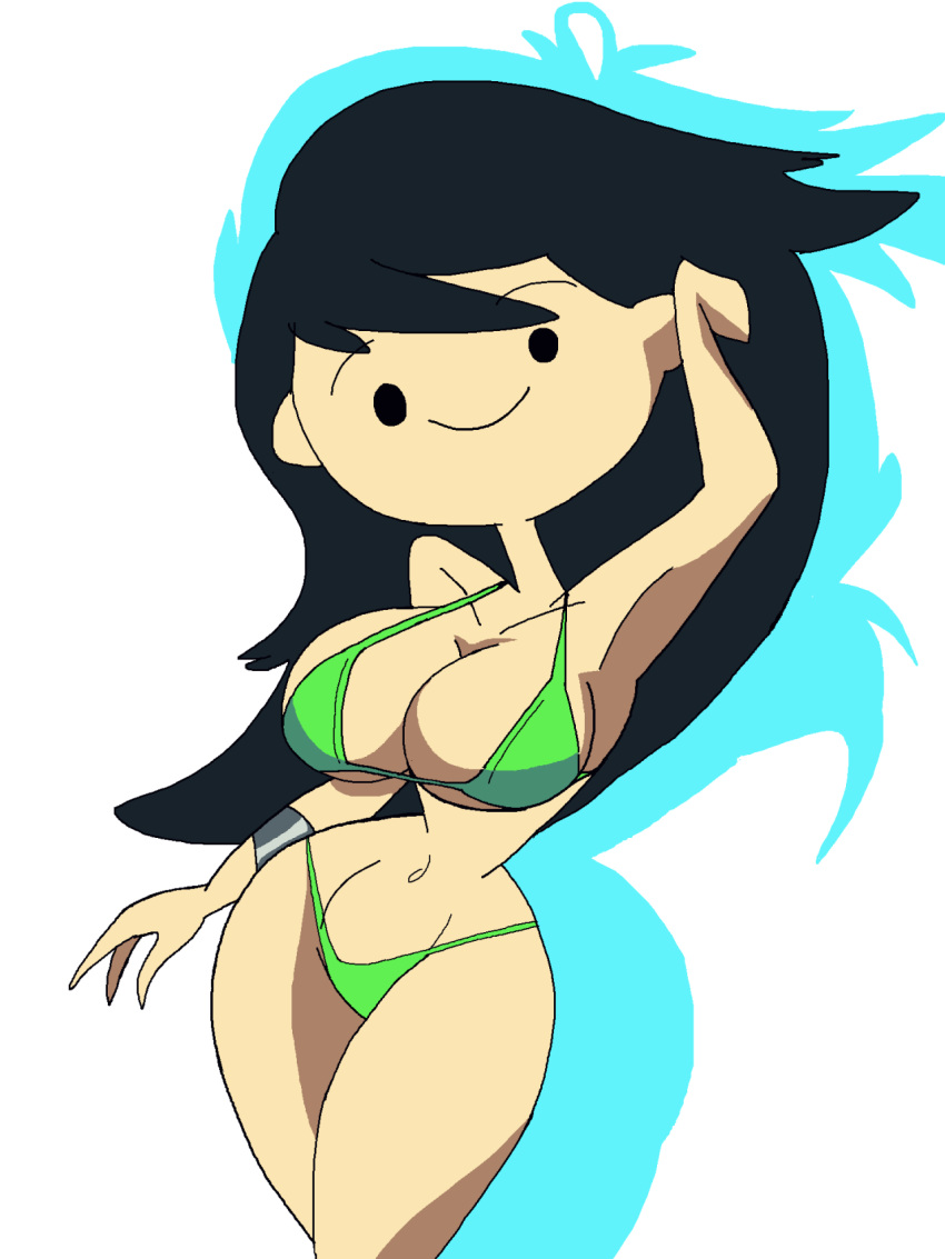 beth_tezuka bikini bravest_warriors female_only manic47 solo white_background